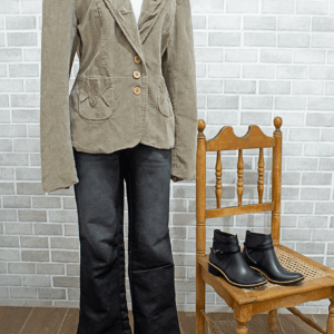 blazer / casaquinho feminino de veludo com elastano - Imagem 4