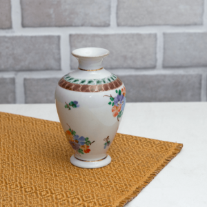 Vaso pequeno antigo em porcelana Rosicler - Imagem 5