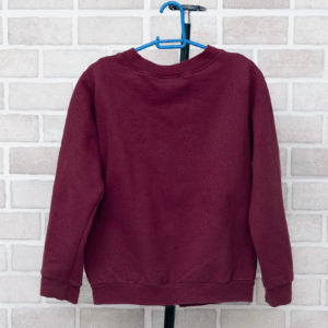 Blusa moletom infantil bordô malwee - Imagem 5