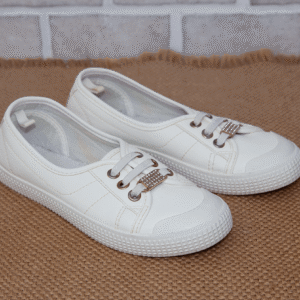 Tênis branco infantil com detalhe em strass - Imagem 5